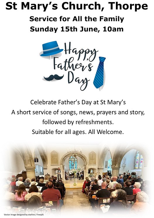 All the Family Service Flyer June 2025