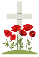 cross with poppies edited