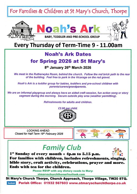 Noah's Ark 2026 Spring Term